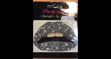 Tijdelijke lip tattoos 4 stuks assorti.