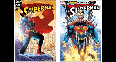 Superman posters - poster set 2 stuks - superheld - comic - film - 61 x 19.5 cm