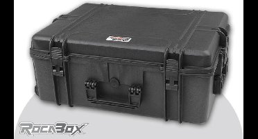 Rocabox - Universele koffer - Waterdicht IP76 - Zwart - RW-6246-25-BF - Plukschuim