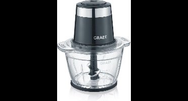 Graef CH 502 - Hakmolen 500W + mengbeker 1l - zwart