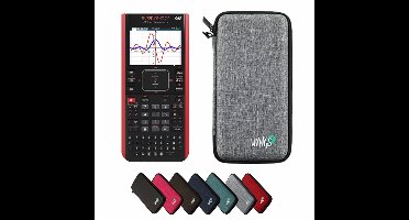 TI-Nspire CX II-T CAS incl. WYNGS Beschermhoes Lichtgrijs - Grafische Rekenmachine - Basis Pakket