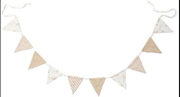Slinger met vlaggetjes - Wit - Newborn Naturals - Baby Bunny