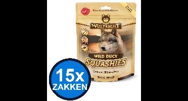 15x Wolfsblut - Squashies Wild Duck Small Breed - Hondenvoer Droogvoer - 350 g