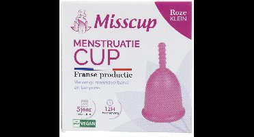Eco Conseils Misscup Menstruatie Cup Klein Roze (1 stuk)