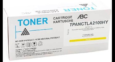 ABC huismerk toner geschikt voor Pantum CTL-A2100HY geel 2500 pagina's geschikt voor CM2100D CM2100DW CM2100ADN CM2100ADW CP2100D CP2100DN CP2100DW