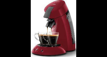 Philips Senseo Original HD6553/80 - Koffiepadmachine voor max 2 Kopjes Koffie - Exclusief Koffiepads - Rood