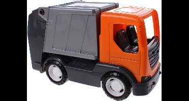 Wader Speelgoed Vuilniswagen Oranje 26 Cm
