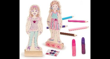 Melissa & Doug - Fashion Dolls - Knutselset