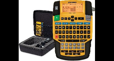 DYMO Rhino 4200 Draagbare Industriële Labelmaker met koffer | AZERTY-toetsenbord | Compacte, tijdbesparende labelprinter voor professionals, die veel onderweg zijn