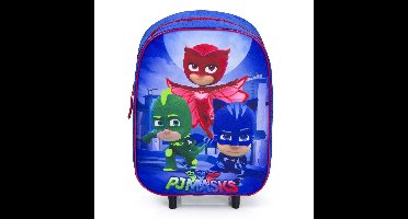PJ MASKS Trolley Koffer Logeren Vakantie Blauw Stoer