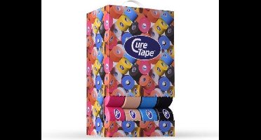 CureTape® Big Boy Classic - Kinesiotape - 40 rollen CureTape 5 cm x 5 m - 4 rollen gratis - huidvriendelijke elastische tape - FysioTape - Kinesiologie Tape - Cure Tape - geschikt voor praktijken