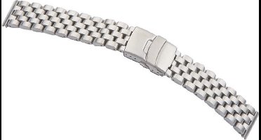 Horlogeband Metaal Nevada Staal - 22mm