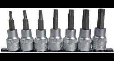 BGS Dopsleutelbitset 3/8 Torx T15 - T50, 7 delig