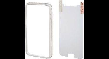 Hama Edge Protector Cover For Samsung Galaxy S6 + Screen Protector White