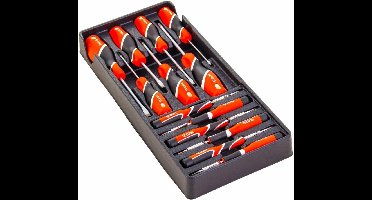 Yato Schroevendraaierset  - 13-delig - 38 x 17 x 4 cm - Kruiskop schroevendraaiers