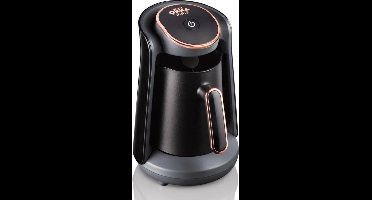 Arzum OKKA Minio Turkse Koffiemachine OK004-0400 | Zwart/Koper - Dubbelzijdige koffiepot - 4 kopjes - 480W