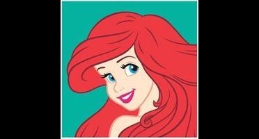 Borduurpakket voorgedrukt Disney Princess Ariel