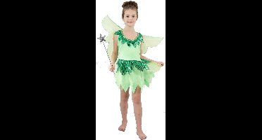 "Groen feeënpak voor meisjes - Kinderkostuums - 134/146"