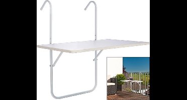 HI Balkontafel inklapbaar 60x40x1,2 cm wit