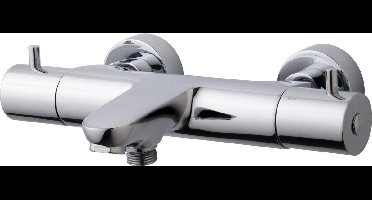 Wiesbaden Caral Thermostatische Badmengkraan 15 cm. - Chroom