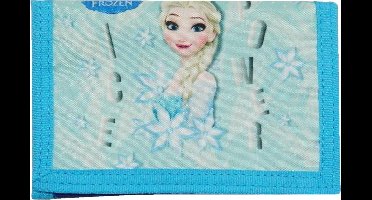 Disney Portemonnee Frozen 7,5 X 13 Cm Blauw