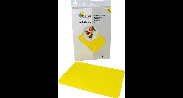 Anti-slip matten rechthoekig - L 45 x B 38 cm geel - Able2