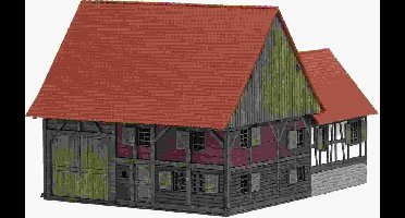 Busch - Bauernhaus Mennwangen H0 (Bu1503)
