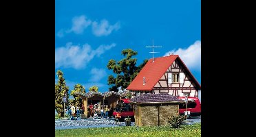 Faller - 2 Abri’s - modelbouwsets, hobbybouwspeelgoed voor kinderen, modelverf en accessoires