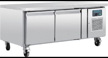 Polar Gekoelde Onderkast 2-Deurs - GN 1/1 - 214L - Geforceerd DA462 - Horeca & Professioneel