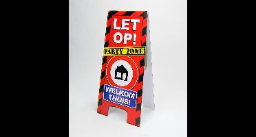 Paperdreams - Warning sign - Welkom thuis