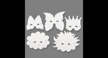 Kartonnen figuren | Maskers