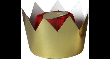 Creative Kroon Queen's Crown 7 X 19 Cm Karton Goud Per Stuk