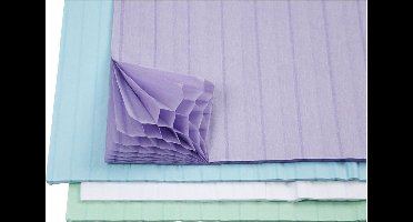 Harmonica papier, vel 28x17,8 cm, kleuren assorti, 8 assorti vel