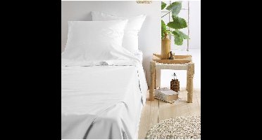 De Witte Lietaer Lakenset Olivia - Eenpersoons - 180 x 280 cm - Wit - Satijnkatoen