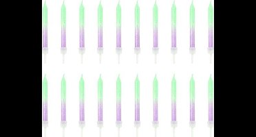 PartyDeco - Verjaardagskaarsjes (20 stuks)