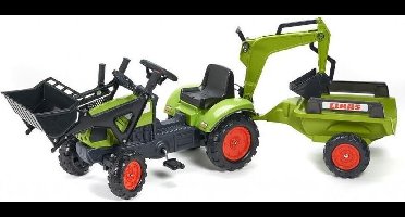 Falk Traptractor claas arion 410 met aanhanger