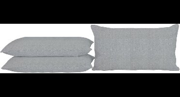 Sierkussen - kussen - kussens 40x60cm Grijs  (2 stuks)