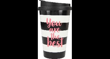 Depesche Drinkbeker To-Go You are the Best Black&White