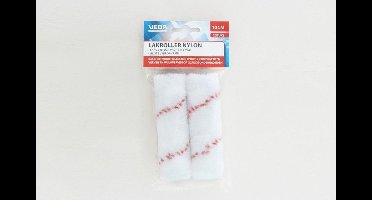 Nylon Lakrollers - Lange Vacht - 10cm - 2 stuks