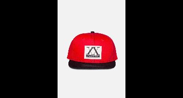 Hunter X Hunter - XX Snapback Pet - Rood/Zwart