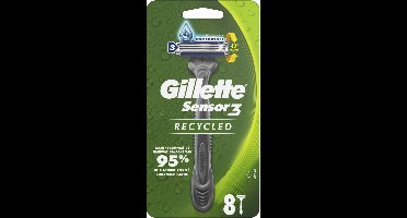 Gillette Sensor3 Recycled Wegwerpmesjes 8 stuks