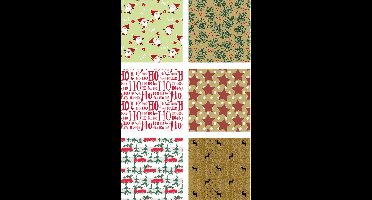 Kangaro cadeaupapier - Kerst - 70 x 200 cm - assorti - 60 rol - K-95922
