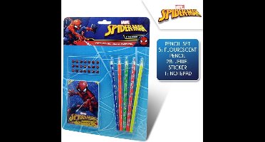 Marvel Potloodset Spider-man 21 X 30 Cm Hout/papier 3-delig