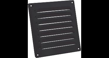 Nedco schoepenrooster ooster aluminium grijs - 160x160 mm