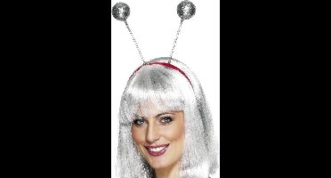 2x Diadeems met disco bollen