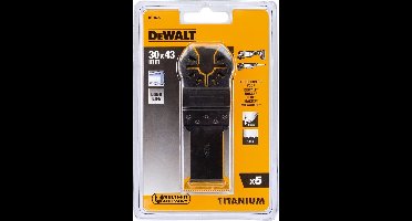 DeWALT DT20727 Multitool Titanium Zaagblad BiM tbv Metaal 31x43mm VE=5