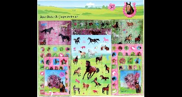 Stickerset Paarden 500+