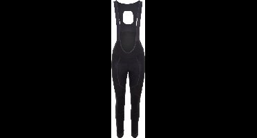 AGU Woven Lange Fietsbroek met Zeem Premium Dames - Met Bretels - Zwart - M