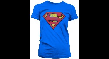 Vintage Superman logo t-shirt dames S