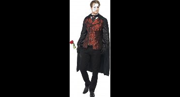 Smiffys Dark Opera Masquerade kostuum - zwart - voor volwassenen 48/50